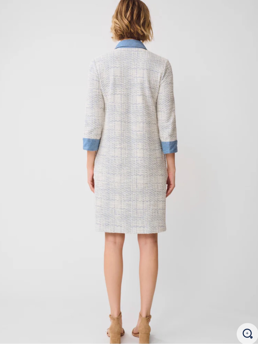 J. Mclaughlin Rollins Dress Brown/Ivory Patterned Tunic Dress Nwt Sz L — image 2 of 8